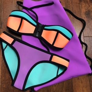 Strapless Triangl Bikini with bag included